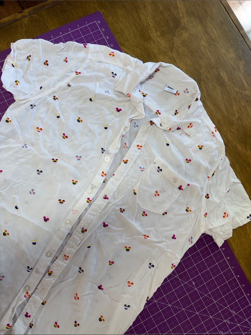 Disney Pride Button Up